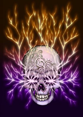 Skull with Energy