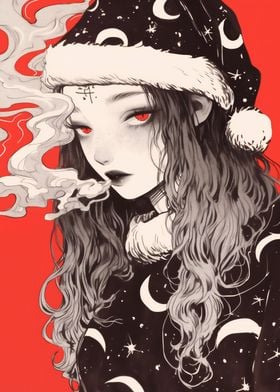 Anime Girl Smoking