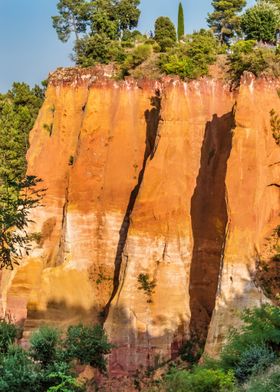 Ochre Cliffs Landscape Luberon