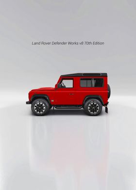 Land Rover Defender Works V8 70th Edition