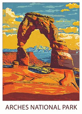 Arches National Park Poster