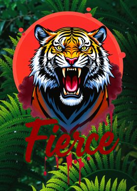 Fierce Tiger Illustration