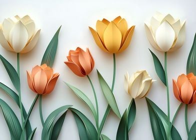 Papercraft Tulips