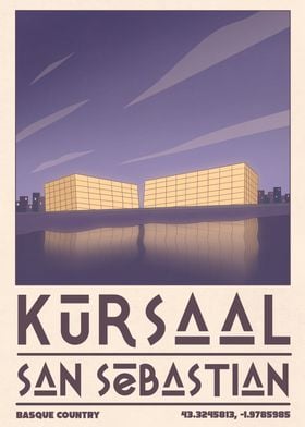 San Sebastian Kursaal Poster