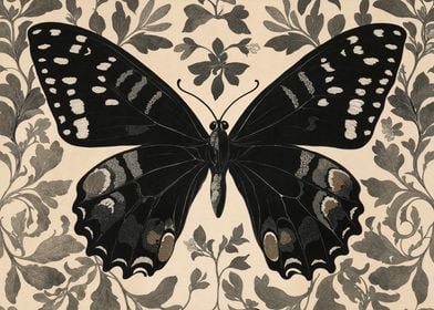 William Morris Butterfly Art