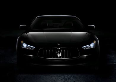 Black Maserati Ghibli