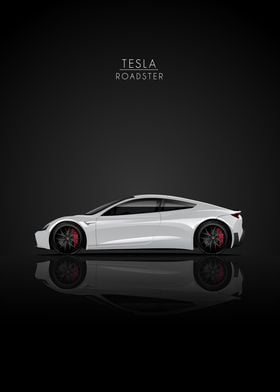 Tesla Roadster Side View