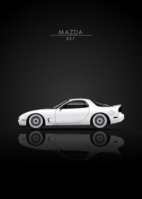 Mazda RX7 Side View