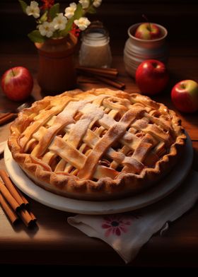 Apple Pie with Cinnamon