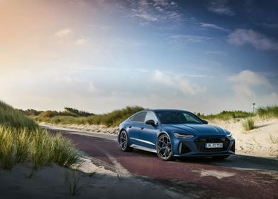 Audi RS7 Sportback on Beach Road