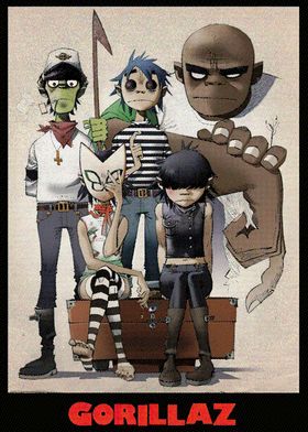 Gorillaz Band Poster