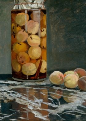 Still Life with Peaches