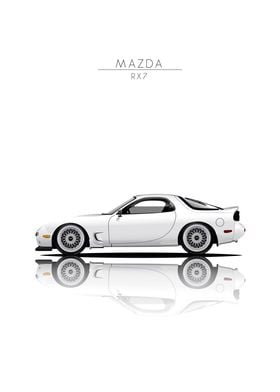 Mazda RX7 Side Profile