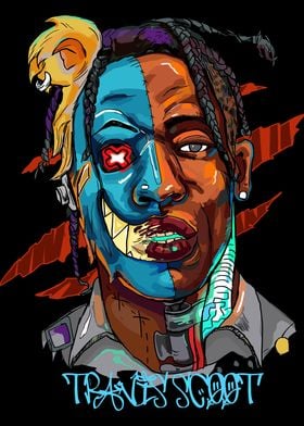 Travis Scott Digital Art