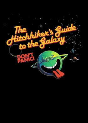 Hitchhiker's Guide Galaxy Art