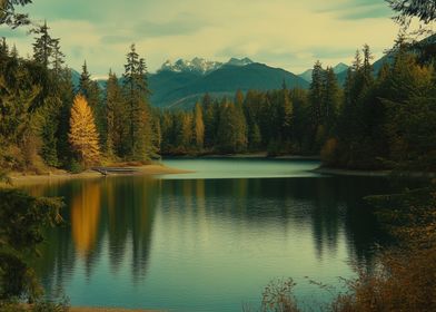 Serene Mountain Lake