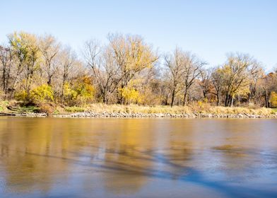 Autumn River Landscape