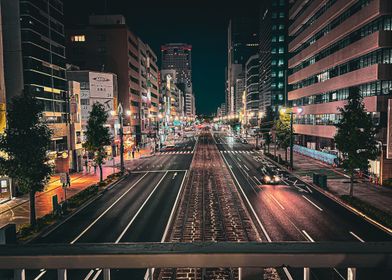 Hiroshima city by night