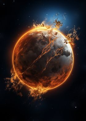 Burning Planet