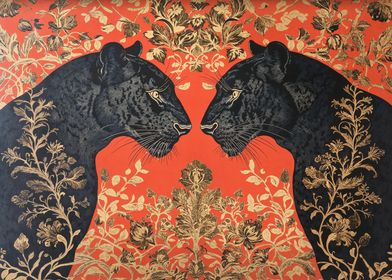 William Morris Black Panther Art