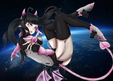 Anime Girl in Space