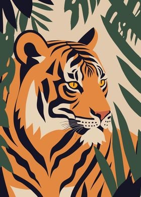 Tiger in Jungle