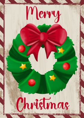 Christmas Wreath Greeting