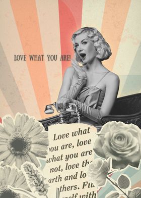 Vintage Love Quote Poster