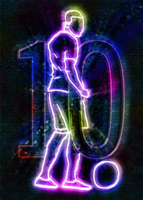 Neon football 10