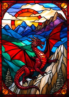 Stained Glass Dragon