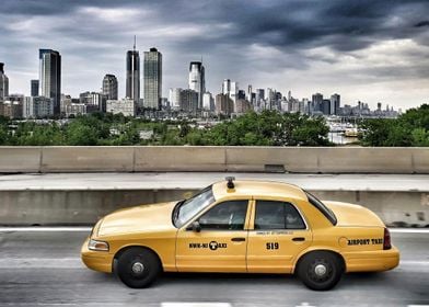 Yellow Taxi in New York