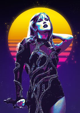 Taylor Swift Retro Art