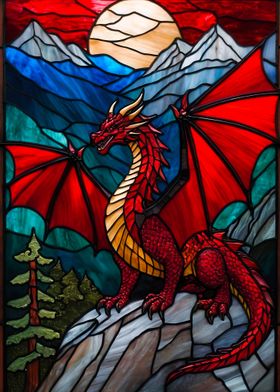 Stained Glass Dragon