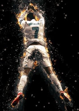 Cristiano Ronaldo Soccer Art