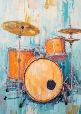 Drum Set Painting