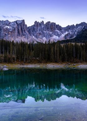 Mountain Lake Reflection