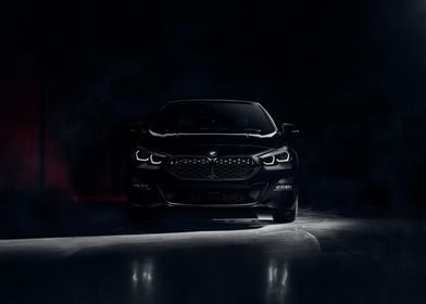 Black BMW Sedan