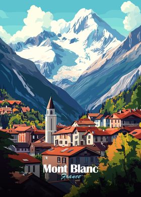 Mont Blanc Mountain Village