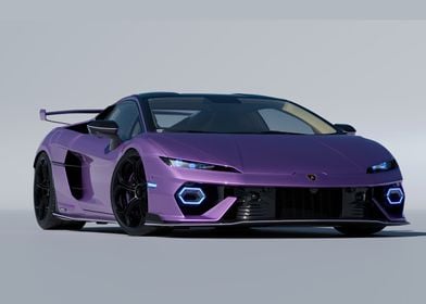 Purple Lamborghini Concept