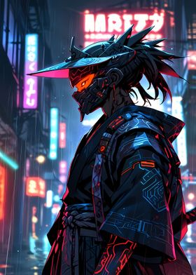 Cyberpunk Samurai