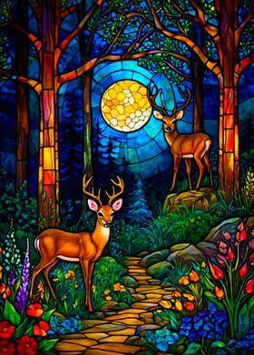 Stained Glass Forest