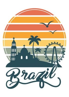 Brazil Sunset Design