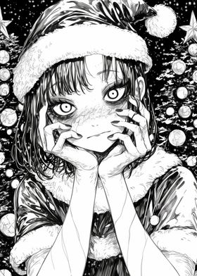 Creepy Christmas Girl