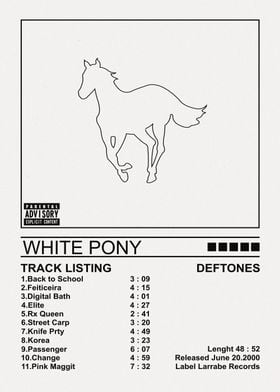 Deftones White Pony Album Cover