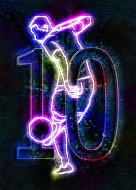 Neon Soccer 10