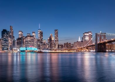 Brooklyn Bridge Night View