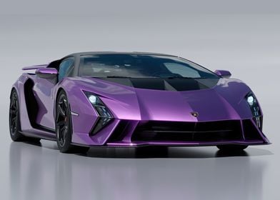 Purple Lamborghini