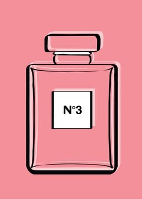 Chanel No. 3 Perfume Bottle