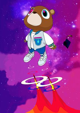 Kanye West Bear in Space