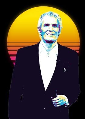 Michael Bolton Retro Art